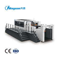 Dayuan MHK 1180EFC Máquina troqueladora de cama plana de papel corrugado completamente automática Máquina troqueladora y peladora industrial