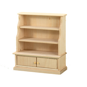 Mini muebles de casa de muñecas OB11 DIY estilo de juguete estudio sala de estar librería gabinete de almacenamiento estante de madera gabinete de escena en miniatura - Product Image 1