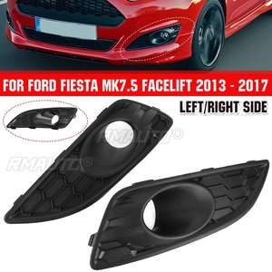 Grille de protection inférieure de pare-chocs avant gauche et droite en nid d'abeille pour feux antibrouillard, compatible Ford Fiesta Mk7 Facelift 2013-2017 - Product Image 1