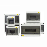 Boîtier de contrôle de puissance étanche extérieur HT-5 Boîte de distribution MCB en plastique ABS à 5 voies Boîtier d'instrument électronique