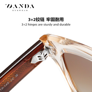 Danda <b>Sunglasses</b> S31113 Women Polarized UV400 TR90 Acetate Frame Type 3 Sunshades Outdoor Fashion - Product Image 4