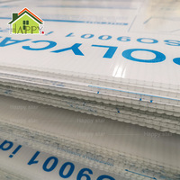 Feuille durable résistante UV de polycarbonate pour l'OIN de la CE d'entrepôt et de petite serre de jardin certifiée