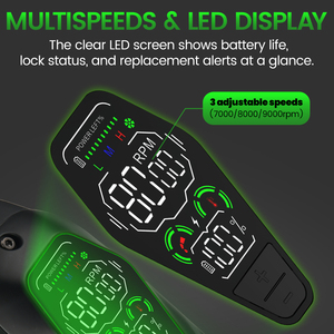 Set Professionale di Tosatrici in Lega di Zinco 9000rpm, Clipper ad Alta Velocità per Barbieri con Batteria di Grande Capacità - Product Image 3