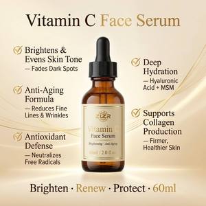 Sérum à la vitamine C avec acide hyaluronique, collagène, éclaircissant, blanchissant, anti-rides, anti-taches, 60 ml - Product Image 5