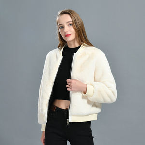 Popolare <span class=keywords><strong>donna</strong></span> a buon mercato <span class=keywords><strong>pelliccia</strong></span> artificiale giacca da Baseball girocollo corta alla moda da <span class=keywords><strong>donna</strong></span> <span class=keywords><strong>cappotto</strong></span> in <span class=keywords><strong>pelliccia</strong></span> sintetica invernale - Product Image 3