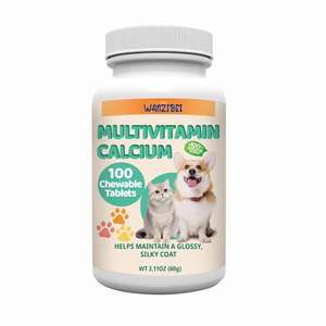 Commercio all'ingrosso multivitaminici cane 24 in 1 compresse multivitaminiche con sapore di pollo supporto integratore salute generale - Product Image 1