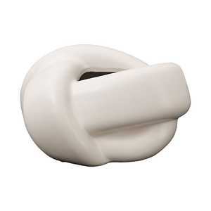 Boîte à mouchoirs en céramique moderne avec une belle conception de noeuds amusants assis en famille pour le papier facial et le rouleau pour un usage domestique - Product Image 1