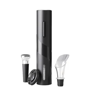 Fathersday Promotional Products Ideas Gifts High-end Practical Annual Small Appliances Automatic Wine Opener Corporate Gift Set