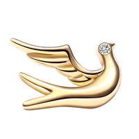 Boucles d'oreilles Daith en métal 14K, or massif, Seagull fileté, bijoux de Piercing pour le corps, prix de gros