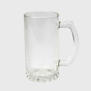 Venta al por Mayor de Productos Ecológicos y Sostenibles, Jarra de Cerveza Esmerilada de 16 oz, Vaso para Agua, Frasco de Vidrio Sublimable con Asa - Product Image 4