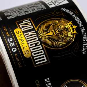Etiquetas Adhesivas Personalizadas de Papel Dorado <span class=keywords><strong>para</strong></span> Envasado, Etiquetas Refrigeradas de <span class=keywords><strong>Vinilo</strong></span> <span class=keywords><strong>para</strong></span> Alimentos Enlatados y Congelados - Product Image 5