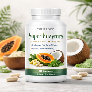 Polvere Enzimatica Super Food per Migliorare la Digestione e la Vitalità, Capsule di Super Enzimi e Vitamine - Product Image 4