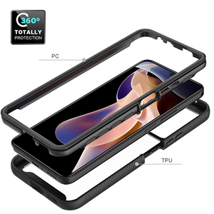 Funda protectora de Tpu a prueba de golpes para Xiaomi <span class=keywords><strong>Redmi10</strong></span> 11 note 8 9 10plus, carcasa frontal a la moda, antigolpes, 2 en 1 - Product Image 1