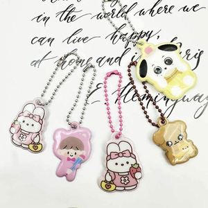 High Quality Wholesale Custom Pvc Bubble Cotton Pendant <b>Cute</b> <b>Bear</b> Animal Keychain Earphone Bag Sponge Pendant - Product Image 2