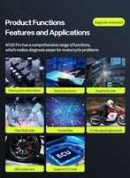 Herramienta de Diagnóstico para Motocicletas JDiag M100 PRO, Diagnóstico Completo del Sistema y Escáner de Prueba ABS para Yamaha, Honda, BMW, en Oferta