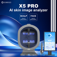 Analyseur de peau 3D AI pour la prédiction du vieillissement, analyse du cuir chevelu, appareil professionnel HD pour la détection des pores, des rides et des pigments, mini-détecteur d'hydratation