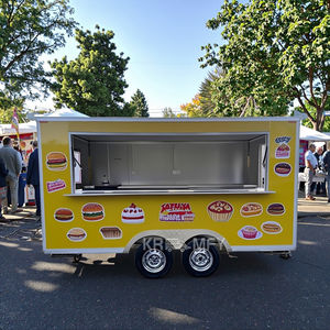 Camión de Comida Rápida Móvil, Remolque de Comida, Carro de Comida, Camioneta de Comida, Remolque de Concesión de Comida, para Raspados, Churros y BBQ - Product Image 1