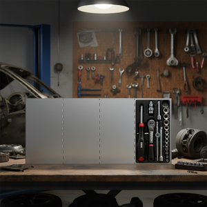 <b>Tool</b> <b>Case</b> 519/606ABPOL With Socket Set And Screwdrivers For Automotive Repair - Product Image 3