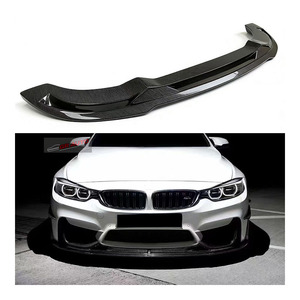 Nouveau pour F8X F80 M3 F82 F83 M4 2014-2019 Spoiler de pare-chocs avant en fibre de carbone de style <span class=keywords><strong>RZA</strong></span> avec découpes pour l'échappement - Product Image 1