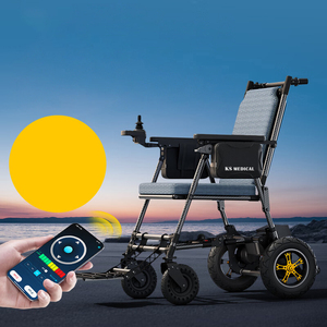 Silla de Ruedas Eléctrica Plegable KSM-621 para Discapacitados, Marco Ligero de Fibra de Carbono, Batería de Larga Duración, Silla de Ruedas Compacta - Product Image 4