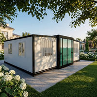 Nouvelle Tendance 2025 : Maison Conteneur Moderne Extensible, Bâtiment de Bureau Préfabriqué, Installation Rapide, Longue Durée de Vie, Acier Étanche