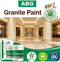 Revêtement mural en granit liquide avec granulats de pierre criblés, revêtement mural en granit pour façades de bâtiments continuément exposées au soleil