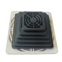 Cache-poussière pour ventilateur d'ordinateur de 4 cm, filtre éponge anti-poussière 3-en-1 de 40 mm, cache-ventilateur en maille plastique noire