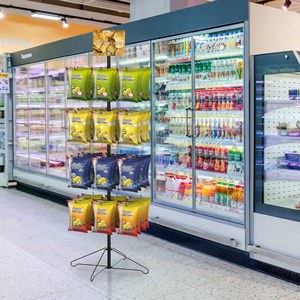 4 katlı Metal aperatif yiyecek vitrin rafı ayakta kat şeker torbaları Logo klipleri ile vitrin rafı ayarlanabilir yükseklik döner katmanlar - Product Image 2