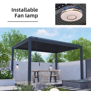 برجولا من الألومنيوم سهلة التركيب ومقاومة للرياح، برجولا منخفضة الصيانة للمناسبات الخارجية، الفعاليات التجارية، وفعاليات الفنادق - Product Image 2