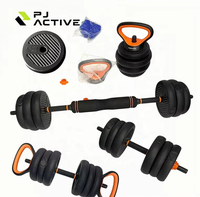 Ensemble d'haltères réglables en fonte avec barre de 1,2 m de long, options de poids de 15 à 50 kg, pour entraînement à domicile, équipement de fitness et renforcement musculaire