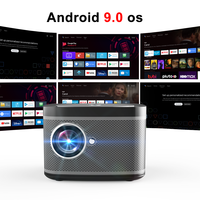 Nouveautés : Projecteur portable LCD LED 4K 1080P, cinéma maison intelligent, WiFi, vidéo, Android, entièrement scellé, anti-poussière, 400 lumens
