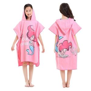 Serviette à capuche personnalisée pour enfants <span class=keywords><strong>Cape</strong></span> <span class=keywords><strong>de</strong></span> <span class=keywords><strong>plage</strong></span> super absorbante en microfibre pour bébés, tout-petits, garçons et filles - Product Image 1