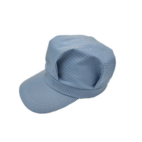 Topi Baseball Bergaris 6 Panel Grosir, Topi Olahraga Poliester, Topi Baseball Custom untuk Anak-Anak