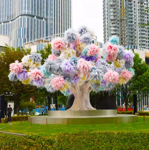 Árbol de fuegos artificiales de caña artificial para bodas, celebraciones, flores de caña artificiales, hierba pavo real, <span class=keywords><strong>biomimicry</strong></span> - Product Image 2