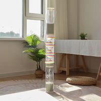 Bâton de pluie sonore arc-en-ciel pour la guérison sonore, instruments de bain sonore, ensemble de cadeaux spirituels pour la méditation et le yoga