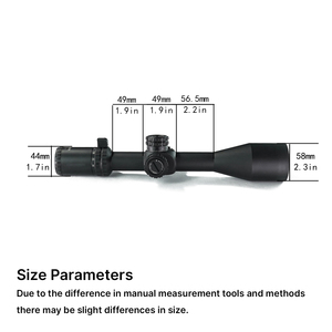 Longue-vue BANGBANG 5-30X50 SFIR SFP en aluminium avec objectif de 50 mm, lunette de chasse HD premium avec éclairage pour l'observation - Product Image 4