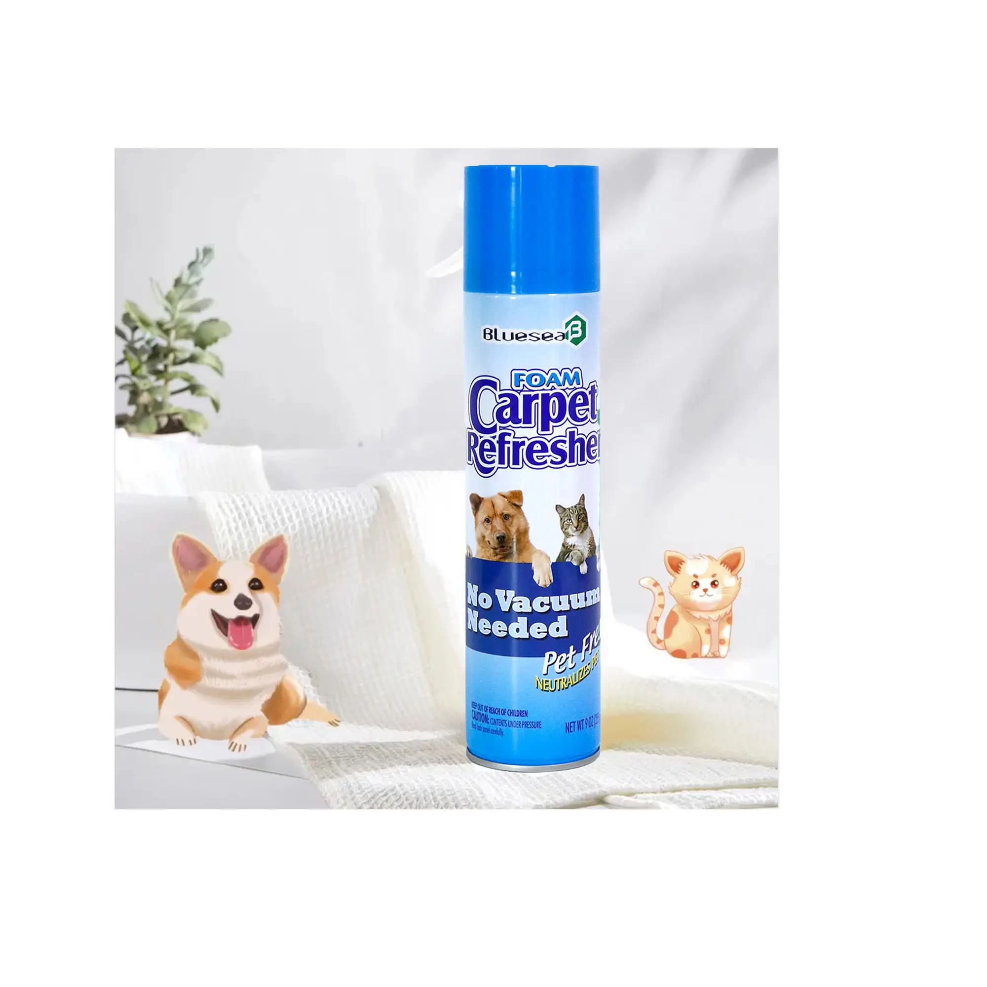 Geruchloser Pet Vac Erfrischer Febreze Pet Geruchs kämpfer Lufter frischer frischer frischer Pet Kunststoff 50ml Behälter Lufter frischer