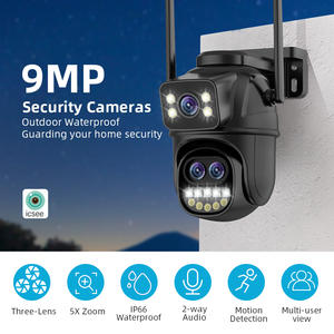 Sistema de CCTV Inalámbrico Icsee para Exteriores de 8 Canales y 9MP, Audio Bidireccional, PTZ, WIFI, Seguridad IP, H.265, Zoom 8X, Sistema de Cámara de Seguridad NVR WiFi de 8 Canales - Product Image 2