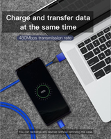 Kain Anyaman Tahan Lama 1M Pengisian Cepat USB 2.0 untuk 3.1 Data Tipe C Kabel untuk Xiaomi MacBook Huawei