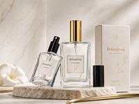 Vente en gros de 100 flacons de parfum de 30 ml, 50 ml, 100 ml, vaporisateur à fine brume, verre transparent, bouchon à vis avec couvercle doré, recyclable