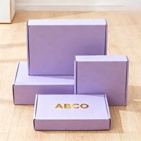 Boîte en carton ondulé pour l'expédition de colis, petite boîte d'emballage en papier pour l'impression de vêtements, d'articles cadeaux, de luxe, de courrier, de commerce électronique