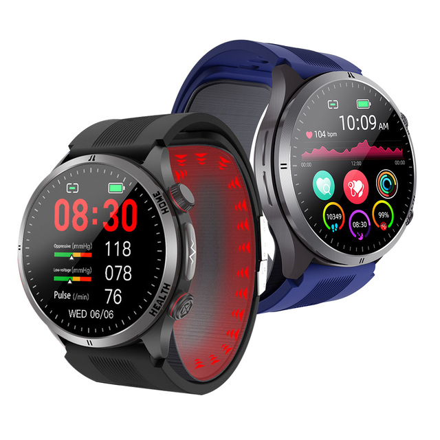 New S26 AMOLED Real-time Fitness Health Monitor Smartwatch Waterproof ECG Reloj Inteligente NFC BT Call Smart Watch