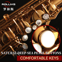 Musical Instruments High F#Bb Brass Material Key Golden Lacquer 9902 Woodwind Instrument Tenor Saxophone