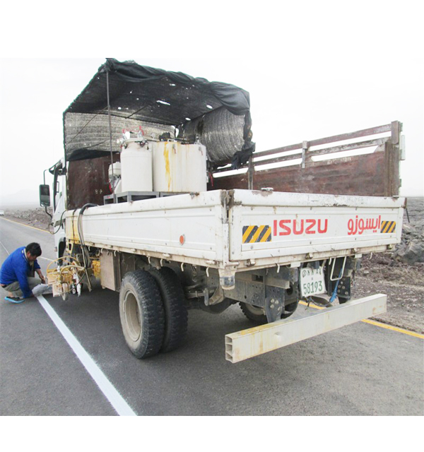 Китайская безвоздушная дорожная маркировочная машина для холодной краски