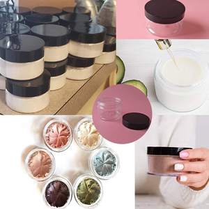 Variety LID 4oz 8oz Plastik-Haustier gläser Runde klare Behälter gläser 50ml 100ml 120ml 150ml 200ml 250ml - Product Image 3