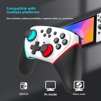Controlador de Juego con Cable y Giroscopio de 6 Ejes, Admite Programación Personalizada, Compatible con Switch