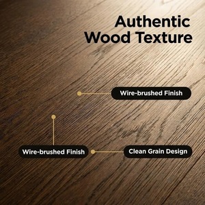 Suelos de <span class=keywords><strong>parquet</strong></span> de madera multicapa de lujo, grado Select, de roble ingenierado con acabado en nogal negro, núcleo de abedul ruso de 14 mm - Product Image 6
