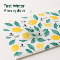 Serviettes en coton double face ultra absorbantes, séchage rapide, douces, sans peluches, qualité A, sûres pour les enfants, usage domestique, directement de l'usine
