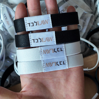 Pulsera Elástica de Tela Económica para Exposiciones, Logotipo Personalizado, Suministro de Fábrica