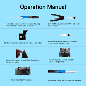 מחבר מהיר לסיב אופטי <span class=keywords><strong>SC</strong></span>/<span class=keywords><strong>APC</strong></span> <span class=keywords><strong>SC</strong></span>/UPC עבור מצב יחיד סימפלקס, מחבר אופטי מהיר <span class=keywords><strong>SC</strong></span> - Product Image 5
